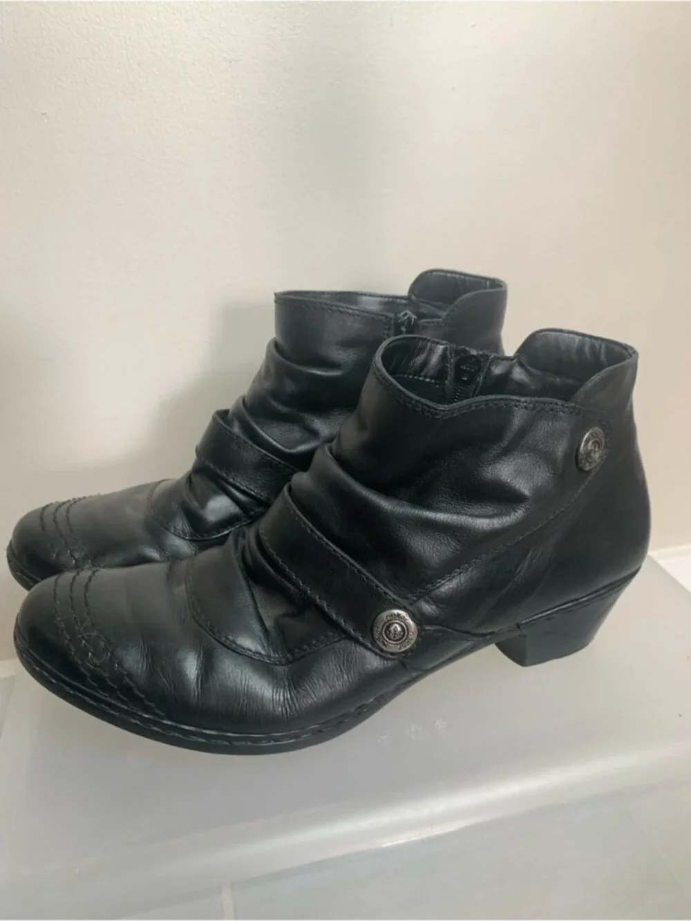 Rieker Black Ankle Boot 41
